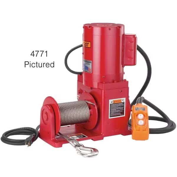 Electric Winch, 2000Lb, 1.5HP, 230/230 V