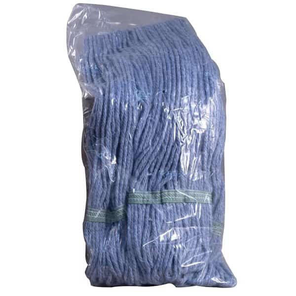 Medium Mop, Looped-End, Blue/Green, Blended, PK12