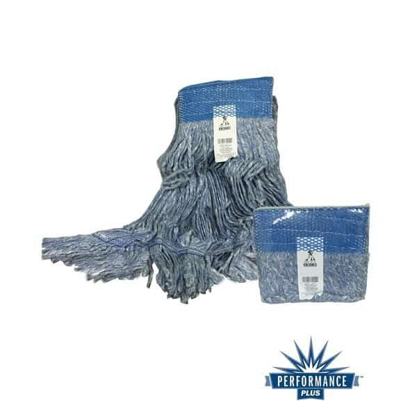 Large Mop, Looped-End, Blue, Blended, PK12