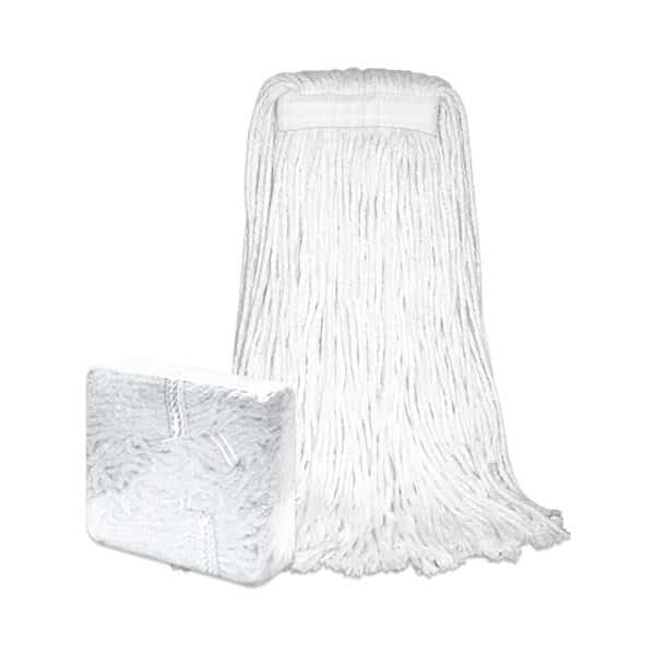 Cut-End Mop, 24 oz Dry Wt, Natural/White, Rayon, PK12, PERFORMANCE PLUS, Mfr# P10524