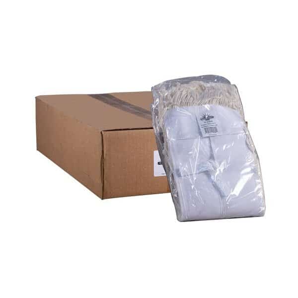 5 in x 18 in Dust Mop, Cut-End, White, PK12