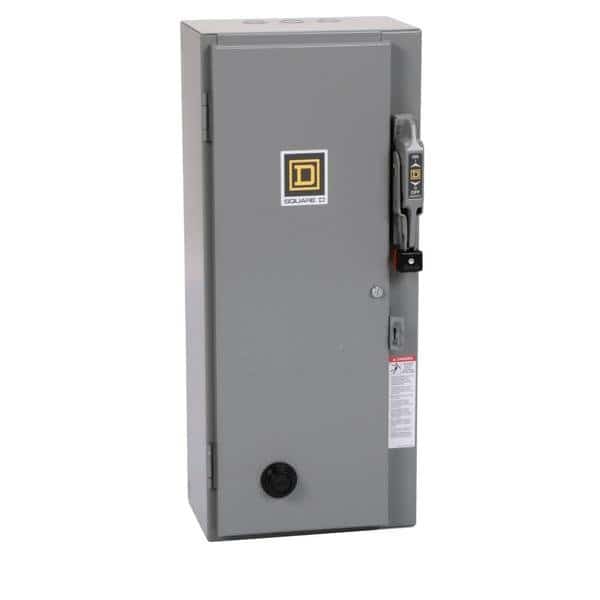 Starter Motor Control 600Vac, NEMA 1 NEMA Rating, 110/120V AC, 3 Poles, No Auxiliary Contacts, SQUARE D, Mfr# 8538SBG12V02S