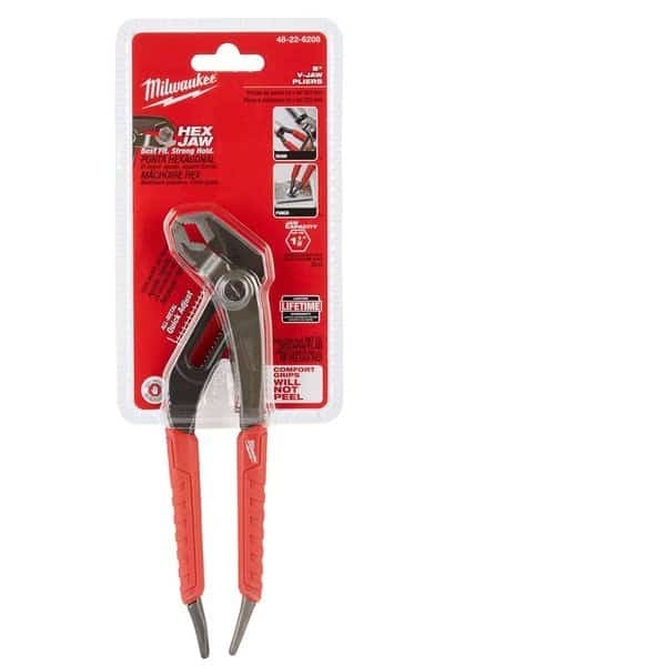 8" Comfort Grip Hex-Jaw Pliers