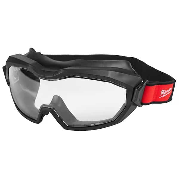 Safety Goggles, Anti-Fog, Scratch-Resistant, Clear Lens, D3, D4 ANSI/Dust Splash Rating, Universal