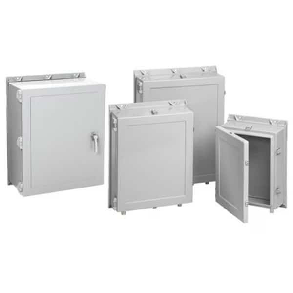 Hinge-Cover with 3-Point Latch or Quick, NVENT HOFFMAN, Mfr# A20H2008GQRLP3PT