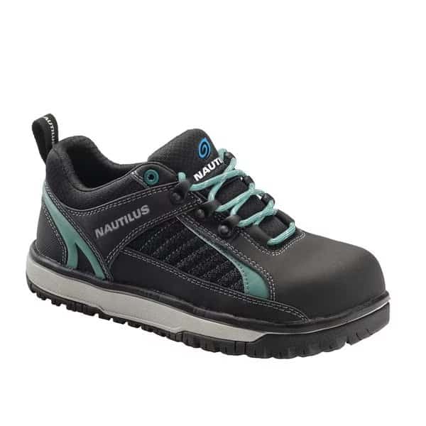 Women Aluminum Toe Size 7 URBAN AT, WOMENS PR, Black, Teal, 7, Medium