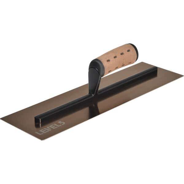 Hand Trowel, SS, Leather Grip, 16