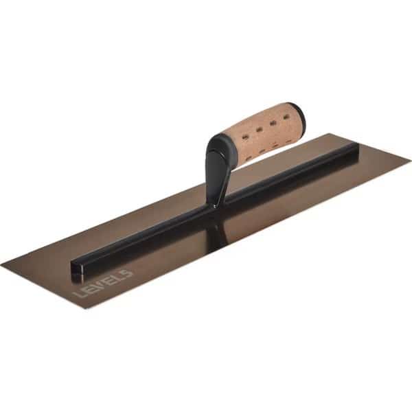 Hand Trowel, SS, Leather Grip, 18