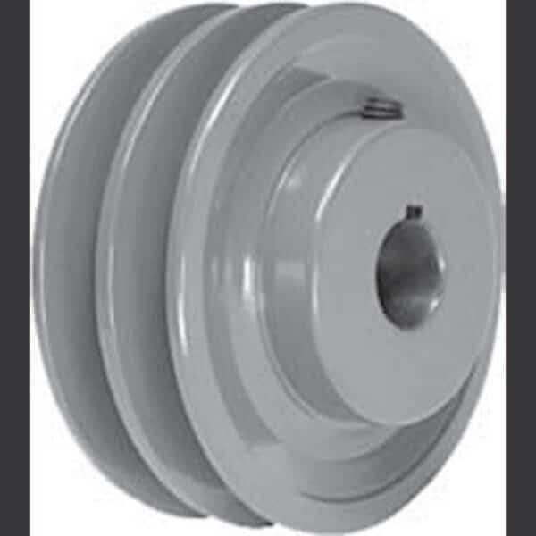 7/8" Fixed Bore V-Belt Pulley 2.95" OD