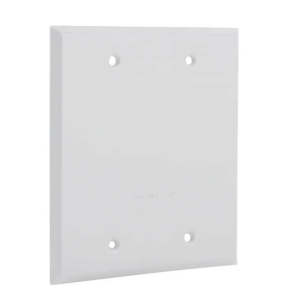 2 Gangs -Gang Vertical Electrical Box Cover, , Aluminum