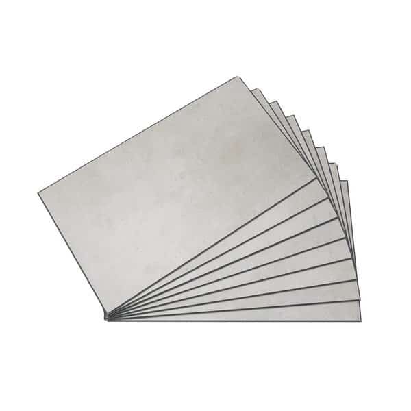 Vinyl Wall Tile 25.6"L x 14.8"W in Wintry Mix, PK8