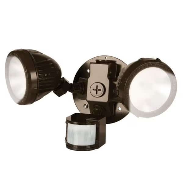 Weatherproof LED Flood Light Kit, Bronze