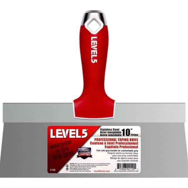Taping Knife, SS, Soft Grip, 10