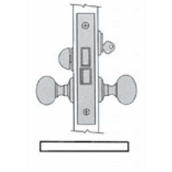 Entry Storeroom Handlesets Lifetime Bright Nickel