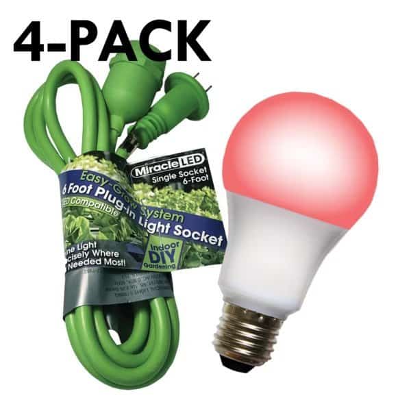 Single Socket Grow Light Cord Syste,PK4 , Mfr#: 602252