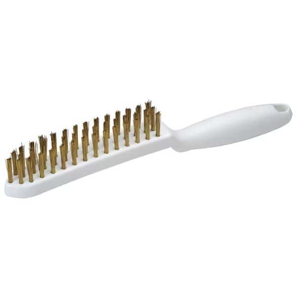 Non Sparking Brush, Brass, 4 Rows, Aluminum Bronze