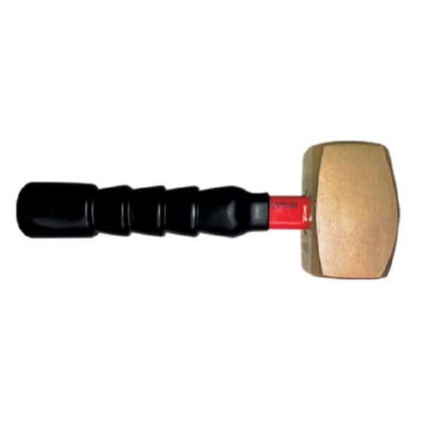 Non Sparking Hammer, Club, 7 lb, Aluminum Bronze
