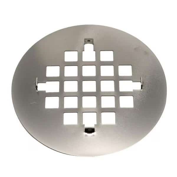 Floor Snap-Tite Designer Finish Strainer, 4-1/4" Pipe Dia., Stainless Steel