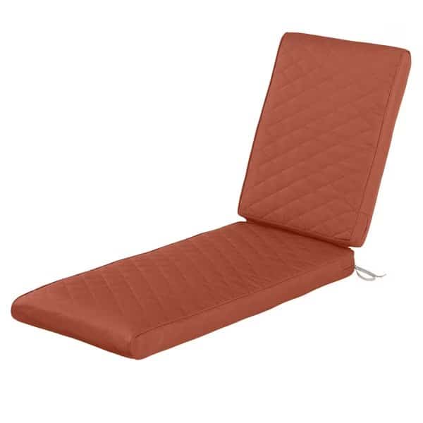 Montlake Quilted Patio Cushion, Spice, 72"x21"x3"