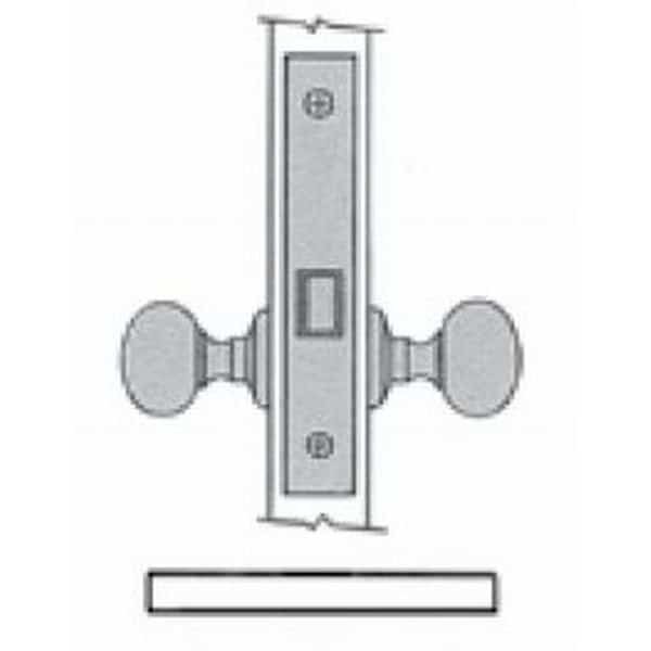 Passage Handlesets Bright Chrome