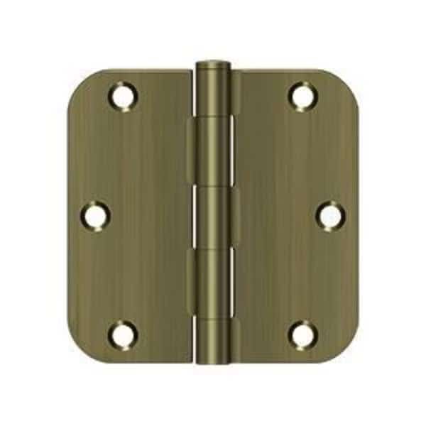 Antique Brass Door and Butt Hinge