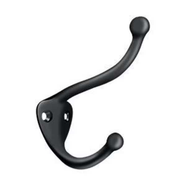 Coat & Hat Hook Black