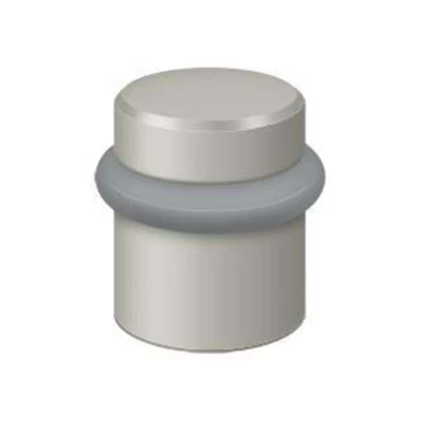 Round Universal Floor Bumper 1-1/2" Satin Nickel
