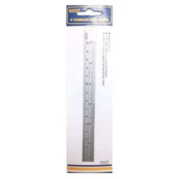 6"/150cm Stainless Steel Ruler