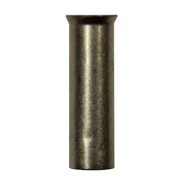 Wire Ferrule, Uninsulated, 2 AWG, PK100