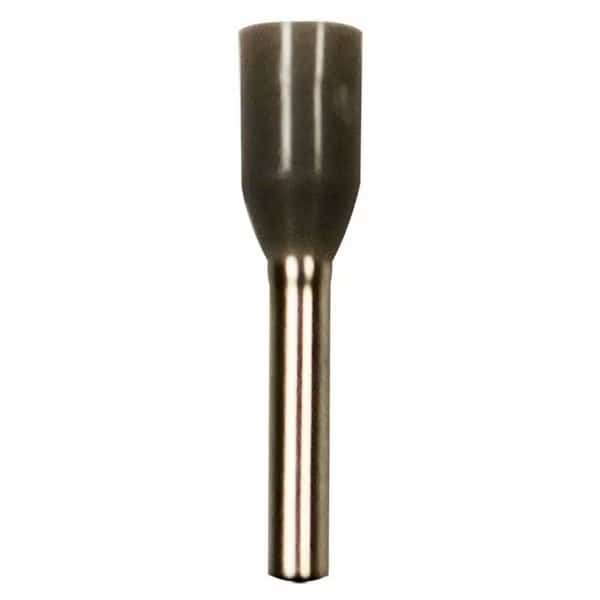 Wire Ferrule, Gray, 20 AWG, 8mm, PK500, ECLIPSE TOOLS, Mfr# 701-111