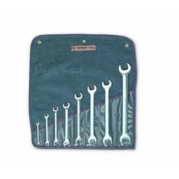 Open End Wrench 8 Piece Set - Full Polis