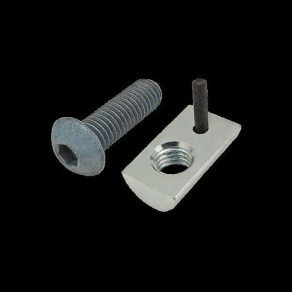 M8 X 25mm Bhscs W/ Drop In T-Nut, Mfr#: 75-3455, 80/20 INC