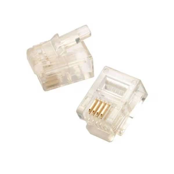 Modular Plug, 6P4C, Round Cable, PK1000, Proskit, Mfr#: 764-RA03