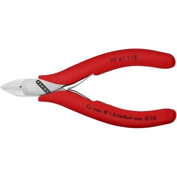 Electronics Diagonal Cutters, 4 1/2" Dia