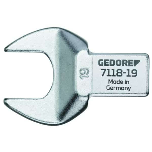 Torque Wrench Head,Open,14x18,22mm, Mfr#: 7118-22, GEDORE