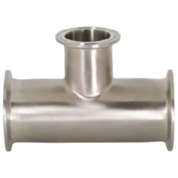 Clamp Id/Od Polished Reducing Tee T316L, , Sanitube, Mfr#: 7RMP6-250150