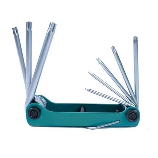 Folding Security Torx Set T9 to T40