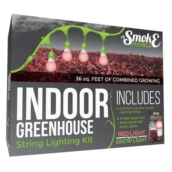 SmokePhonics 4-Socket Corded LED Grow Li
