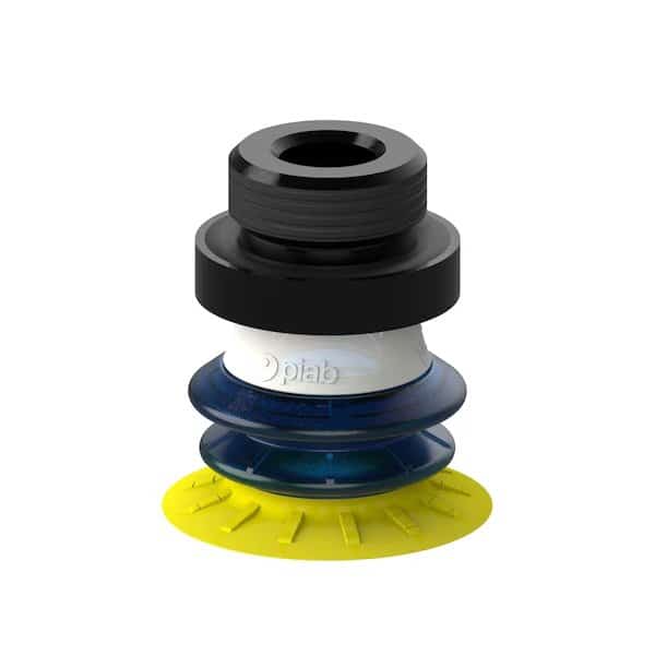Vacuum Cup, PUR, Blue/Yellow, 35 mm dia.