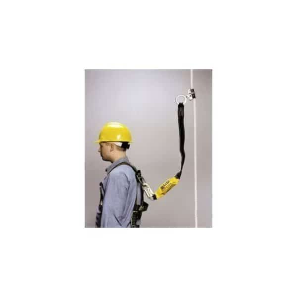 Rope Grab with Lanyard, For Rope Size 5/8", Stainless Steel