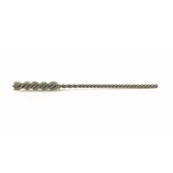 81AY21980AO Abrasive Nylon Brush. For .219" Bore Dia., 80AO, 1.5" Brush Part, 3" OAL