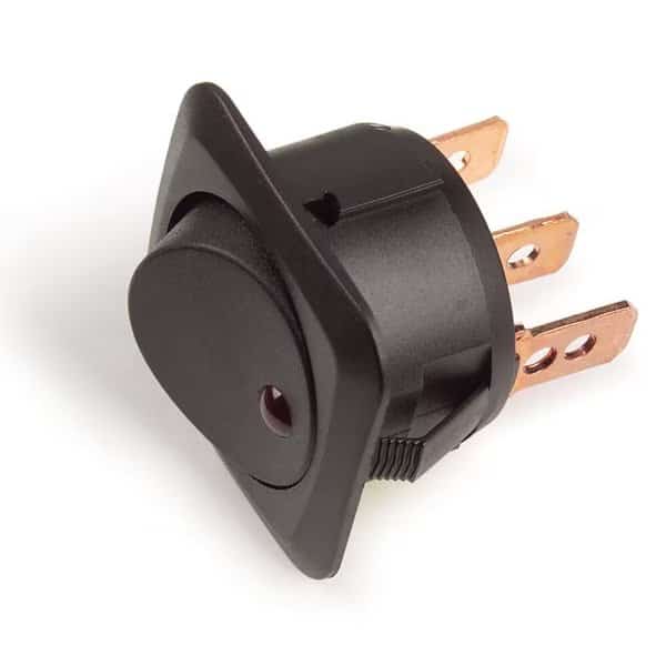 Rocker Switch,3 Blade,Yellow,25A,7/8", Mfr#: 82-2131, GROTE