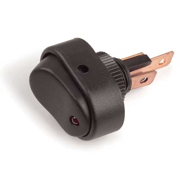 Rocker Switch, 3 Blade, Yellow, 30A, 1/2, GROTE, Mfr# 82-2134