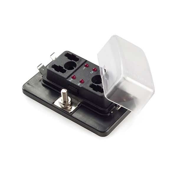 Led Fuse Panel, Min/Atm, 4 Slot and Cover