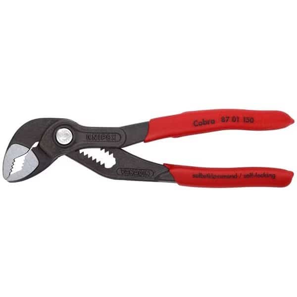 Water Pump Pliers, 6" Cobra Water Pump P, Knipex, Mfr#: 87 01 150 SBA