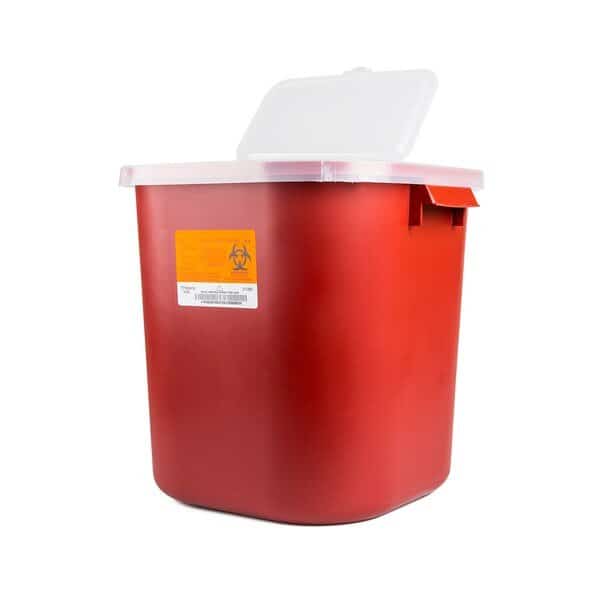 Sharps Container, 8 gal., Red, PK10