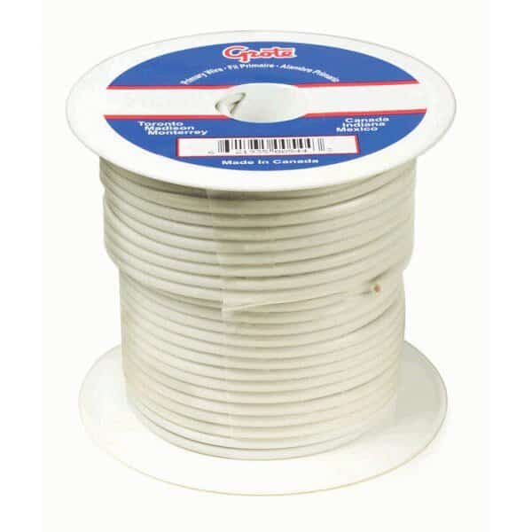 Sxl Wire, 16 Gauge, White, 100 ft. Spool