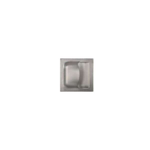 Square Flush Pull Back to Back Mounting Satin Stainless Steel 6"x6"