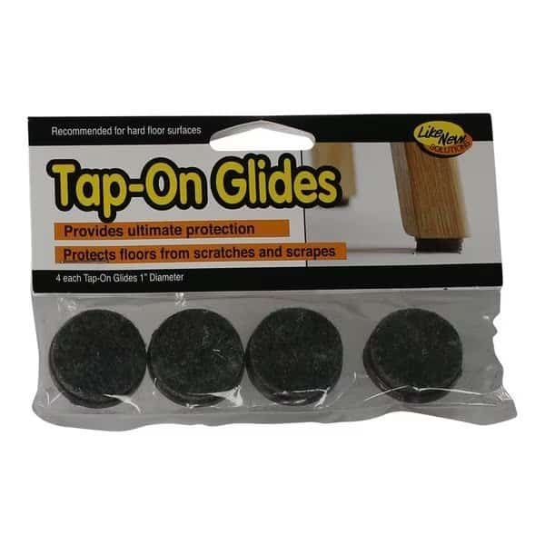 Tap On Chair Leg Glides, Felt Sild, PK24, Master Mfg, Mfr#: 88831CS