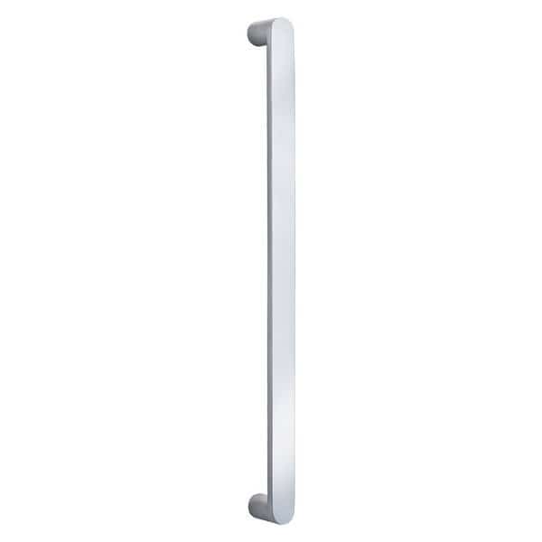 Center to Center Oval Modern Appliance Door Pull Satin Nickel 18"